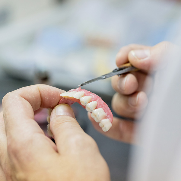 Making a dental prosthesis
